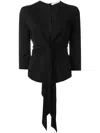 Givenchy Tie Fastening Blouse In Black