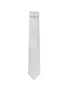 Givenchy Plain Bow-detail Tie In Gray