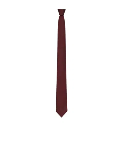 Givenchy Tie In Silk In Burgundy