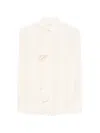 Givenchy Tie Neck Blouse In Neutral