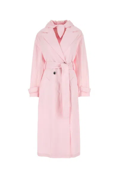 GIVENCHY GIVENCHY TIED-WAIST HOODED COAT