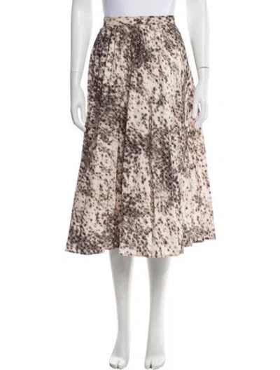 Pre-owned Givenchy Tie-dye Print Midi Length Skirt In Multi