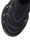 Givenchy Tk-360 Plus Knit Slip-on Sneakers In Black