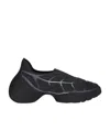 Givenchy Tk-360 Plus Knit Slip-on Sneakers In Black