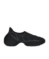 Givenchy Giv Tk-360 Plus Black Stretch-knit Sneakers In Black