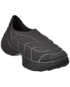 Givenchy Giv Tk-360 Plus Black Stretch-knit Sneakers In Black