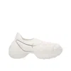 Givenchy White Fabric Tk-360 Slip On Sneakers In White
