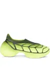 Givenchy Chunky Sole Slip-on Mesh Sneakers In Green