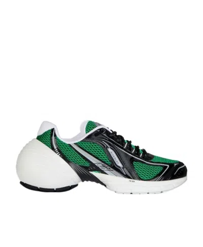 Givenchy Tk-mx Runner Panelled-design Sneakers In Green, White, Black