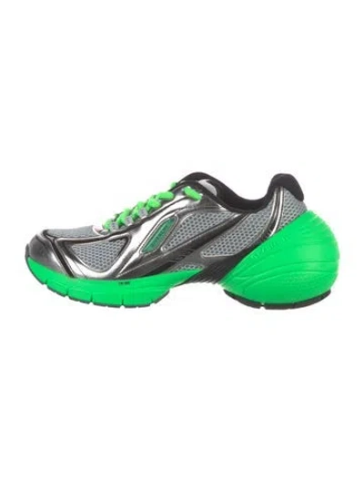 Pre-owned Givenchy Tk Runners Athletic Sneakers In Green
