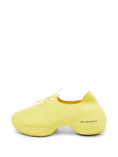 Pre-owned Givenchy Tk-360 Knit Sneakers In Yellow