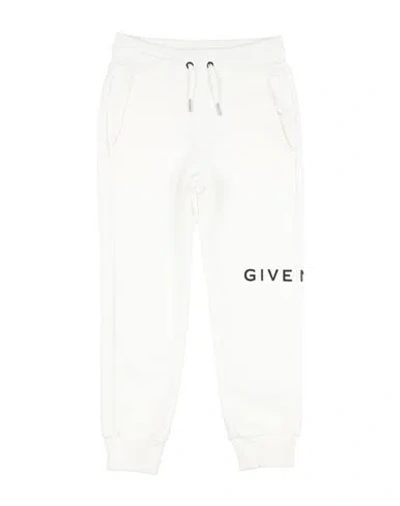 Givenchy Babies'  Toddler Boy Pants White Size 4 Cotton, Polyester, Elastane