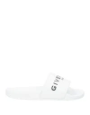 GIVENCHY GIVENCHY TODDLER BOY SANDALS WHITE SIZE 10C RUBBER
