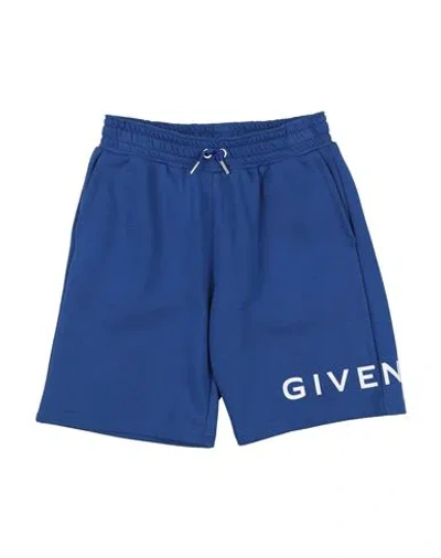 Givenchy Babies'  Toddler Boy Shorts & Bermuda Shorts Blue Size 5 Cotton, Polyester
