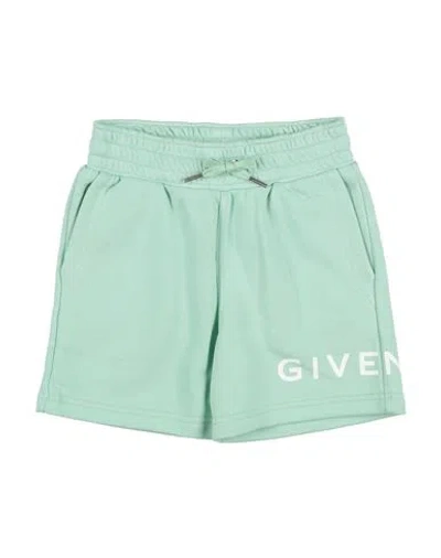Givenchy Babies'  Toddler Boy Shorts & Bermuda Shorts Light Green Size 4 Cotton, Polyester In Multi