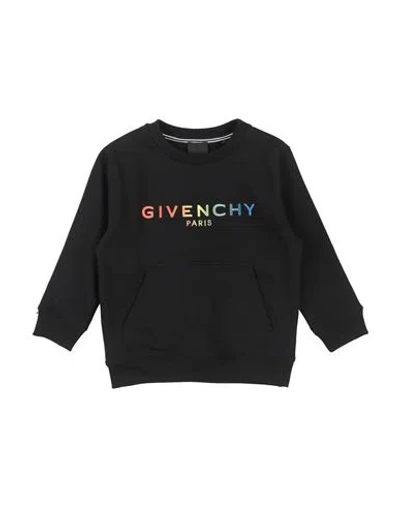 Givenchy Babies'  Toddler Boy Sweatshirt Black Size 5 Cotton, Polyester
