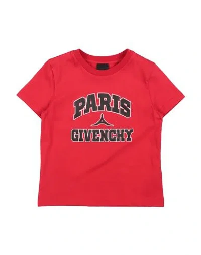 Givenchy Babies'  Toddler Boy T-shirt Red Size 4 Cotton