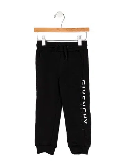 Pre-owned Givenchy Babies' Toddler Boys Branded Elastic Sweatpants In Black