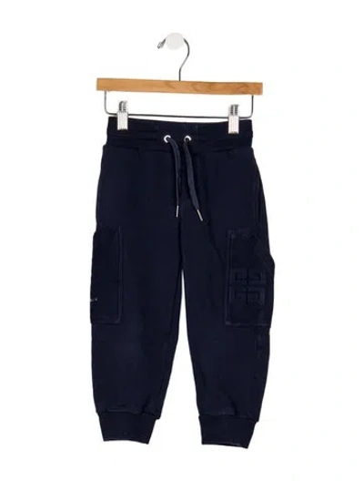 Pre-owned Givenchy Babies' Toddler Boys Branded Embroidered Sweatpants In Multi