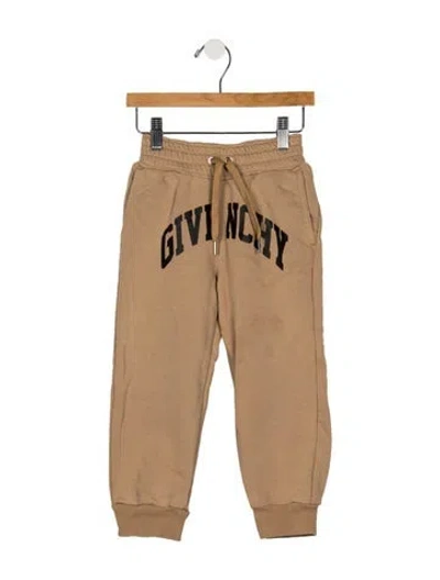 Pre-owned Givenchy Babies' Toddler Boys Branded Pattern Printed Sweatpants In Brown