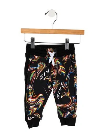 Pre-owned Givenchy Babies' Toddler Boys' Graphic Sweatpants In Black