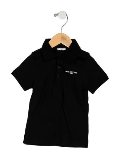 Pre-owned Givenchy Babies' Toddler Boys' Logo Polo Shirt In Black