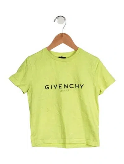 Pre-owned Givenchy Babies' Toddler Boys' Logo Print T-shirt In Green