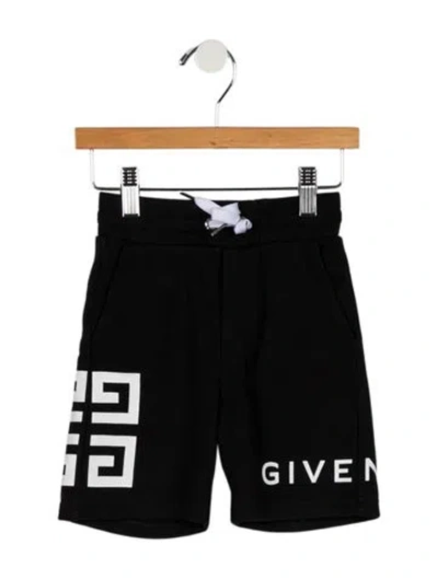 Pre-owned Givenchy Babies' Toddler Boys' Logo Printed Shorts In Black