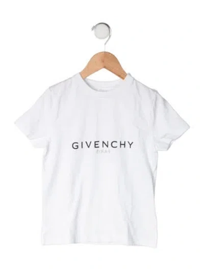Pre-owned Givenchy Babies' Toddler Boys Logo Shirt In White