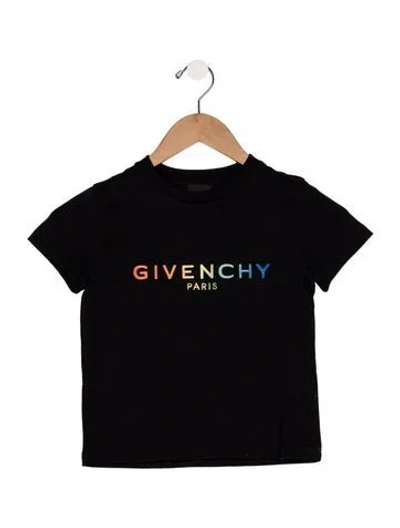 Pre-owned Givenchy Babies' Toddler Boys Short Sleeve Shirt In Black
