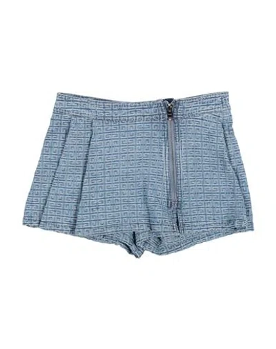 Givenchy Babies'  Toddler Girl Denim Shorts Blue Size 5 Cotton