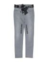Givenchy Toddler Girl Jeans Grey Size 4 Cotton, Elastane In Grey