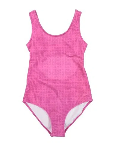 Givenchy Babies'  Toddler Girl One-piece Swimsuit Fuchsia Size 5 Polyamide, Elastane In Pink