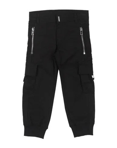 Givenchy Babies'  Toddler Girl Pants Black Size 4 Cotton, Elastane