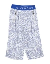 GIVENCHY GIVENCHY TODDLER GIRL PANTS BLUE SIZE 5 COTTON, VISCOSE, POLYAMIDE, POLYESTER, ELASTANE