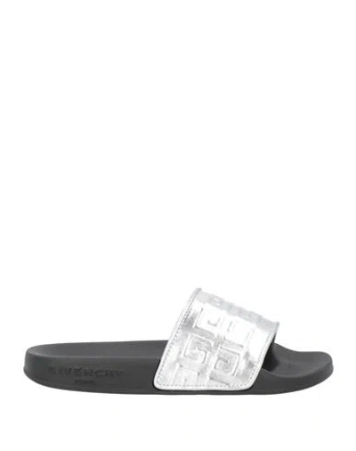 Givenchy Babies'  Toddler Girl Sandals Silver Size 10c Leather