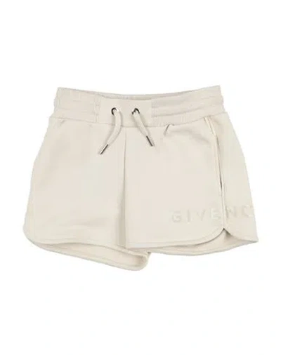 Givenchy Babies'  Toddler Girl Shorts & Bermuda Shorts Beige Size 4 Cotton, Polyester In Brown