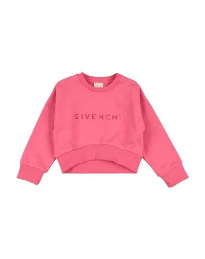 Givenchy Babies'  Toddler Girl Sweatshirt Salmon Pink Size 4 Cotton, Polyester
