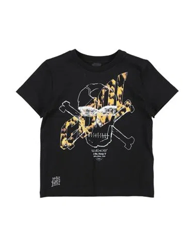 Givenchy Babies'  Toddler Girl T-shirt Black Size 5 Cotton, Elastane