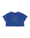 GIVENCHY GIVENCHY TODDLER GIRL T-SHIRT NAVY BLUE SIZE 5 COTTON