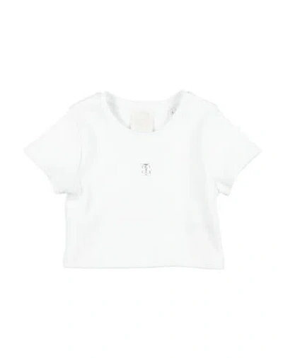 Givenchy Babies'  Toddler Girl T-shirt White Size 4 Cotton, Elastane In Brown