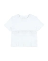 GIVENCHY GIVENCHY TODDLER GIRL T-SHIRT WHITE SIZE 4 COTTON, POLYESTER, POLYAMIDE