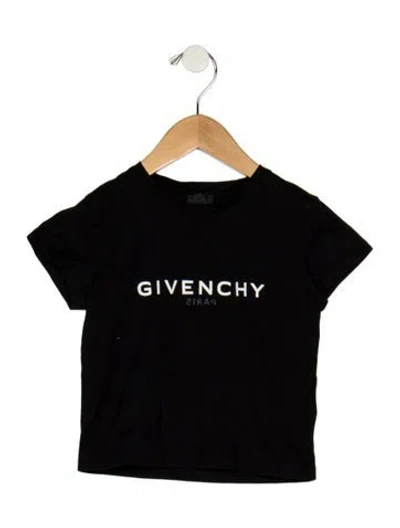 Pre-owned Givenchy Babies' Toddler Girls' Logo Print T-shirt In Black