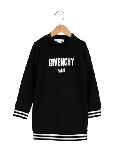 Pre-owned Givenchy Babies' Toddler Girls' Logo Printed Sweater In Black