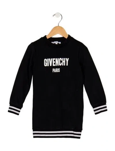 Pre-owned Givenchy Babies' Toddler Girls' Logo Sweatshirt In Black