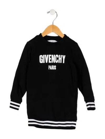 Pre-owned Givenchy Babies' Toddler Girls Pattern Print Crewneck Dress In Multi