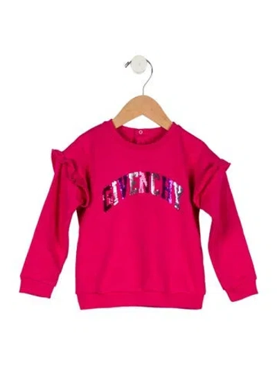 Pre-owned Givenchy Babies' Toddler Girls' Sweatshirt W/tags W/tags In Pink