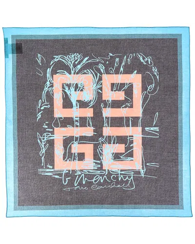 Givenchy Tomo Campbell Scarf In Blue