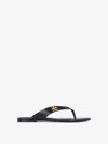 Givenchy Thong Sandal In Black