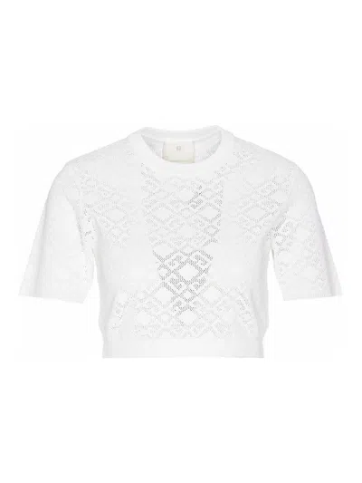 GIVENCHY CROPPED MONOGRAM TOP